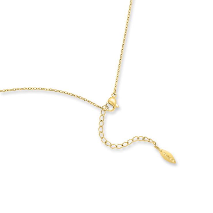 Police PSYCHE Ladies Necklace Gold Plated Butterfly