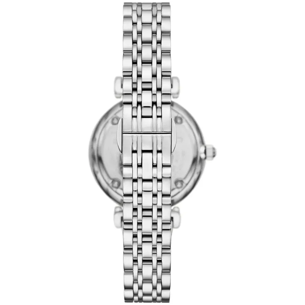 Emporio Armani Ladies Silver Quartz Watch