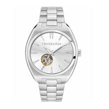 ساعة يد ميتروبوليتان اوتوماتيك من تروساردى استيل لون فضى 