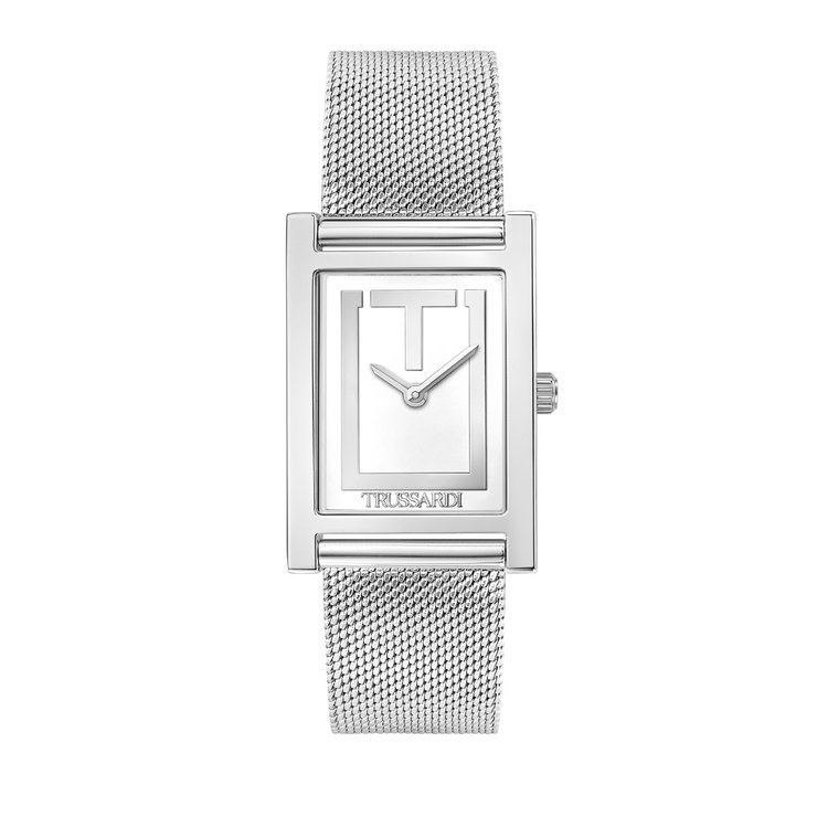 Trussardi T-Strict Quartz Women Watch Steel Silver