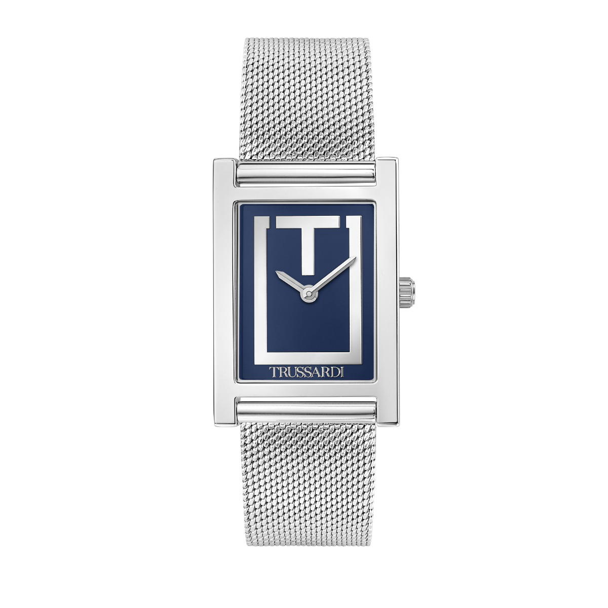 Trussardi T-Strict Quartz Watch For Women Silver , Blue