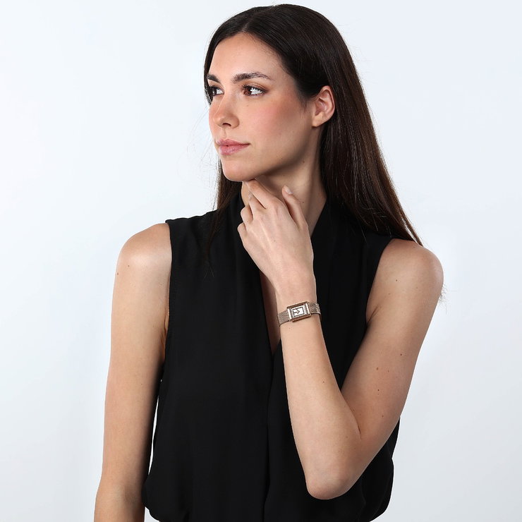 Trussardi T-Strict Quartz Watch For Women Rose Gold