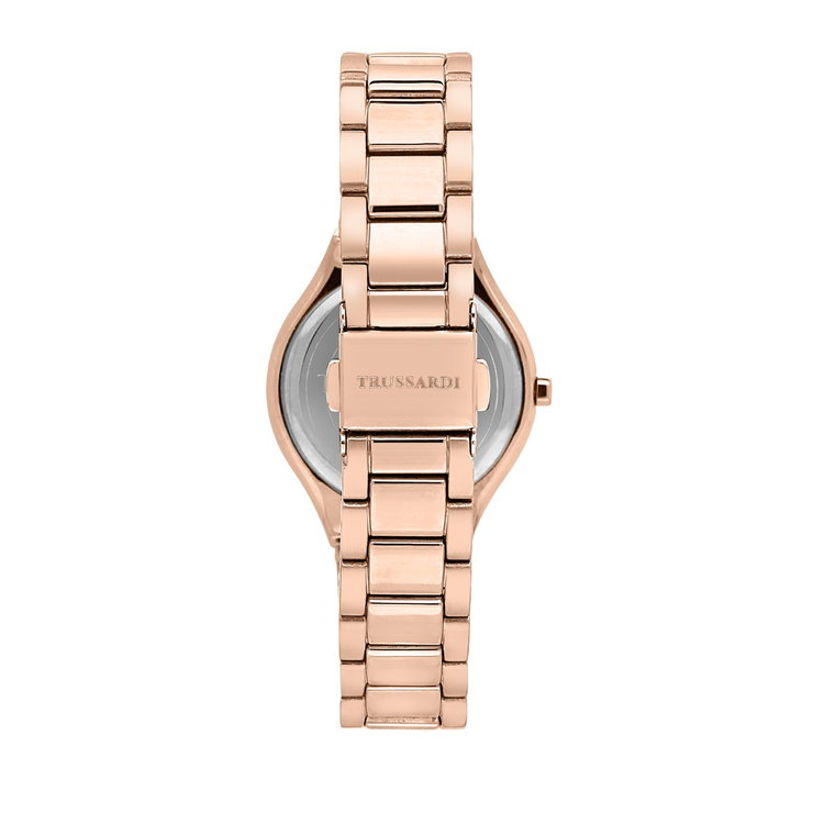 Trussardi Brink Quartz Watch For Women Rose Gold