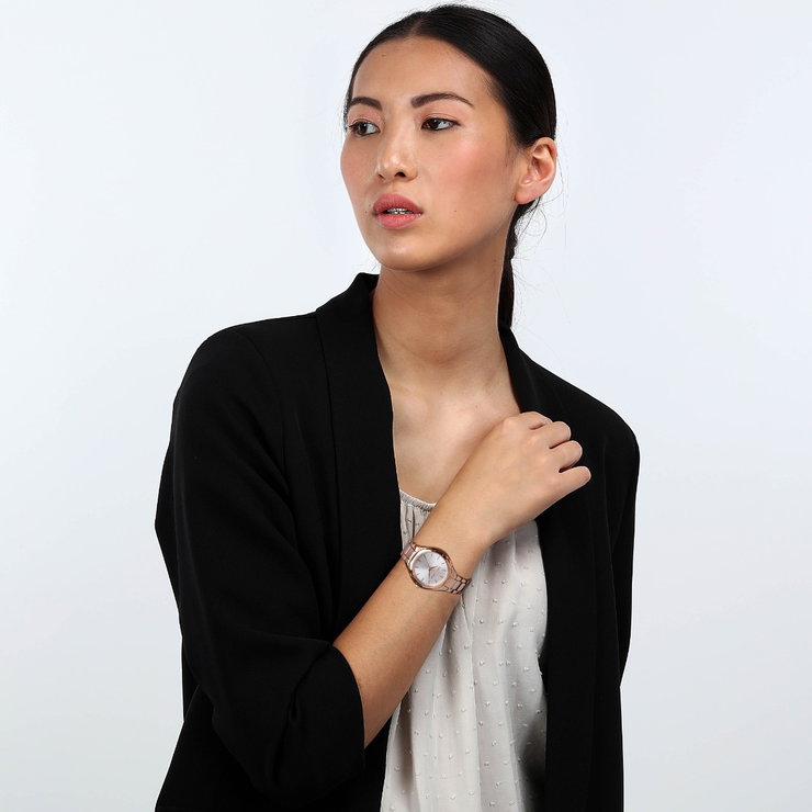 Trussardi Brink Quartz Watch For Women Rose Gold