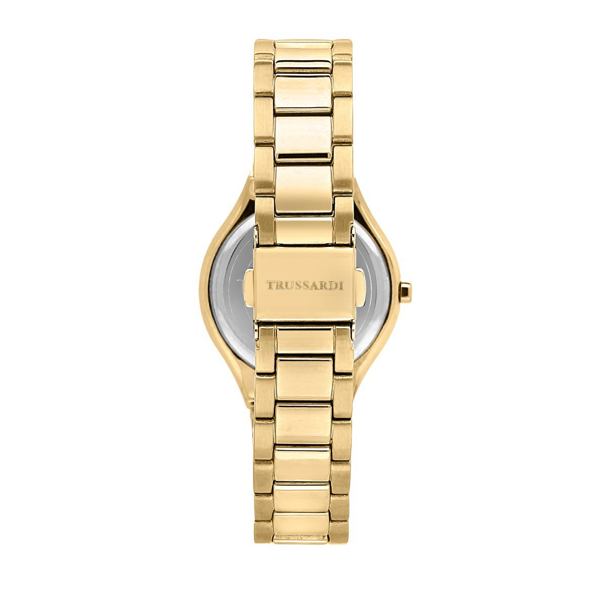 Trussardi Brink Quartz Watch For Women Yellow Gold