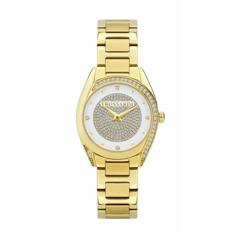 Trussardi ladies watch stainless steel gold 