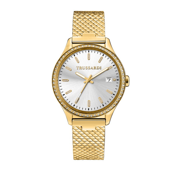 Trussardi CITY LIFE women watch stainless steel gold
