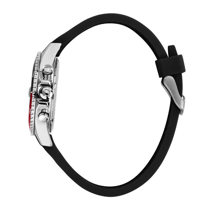 Sector 230 Quartz chronograph men watch black silicon strap