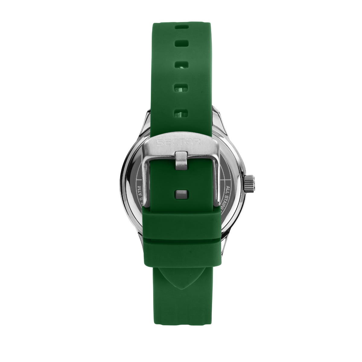 Sector 270 Quartz gent watch with green silicon strap