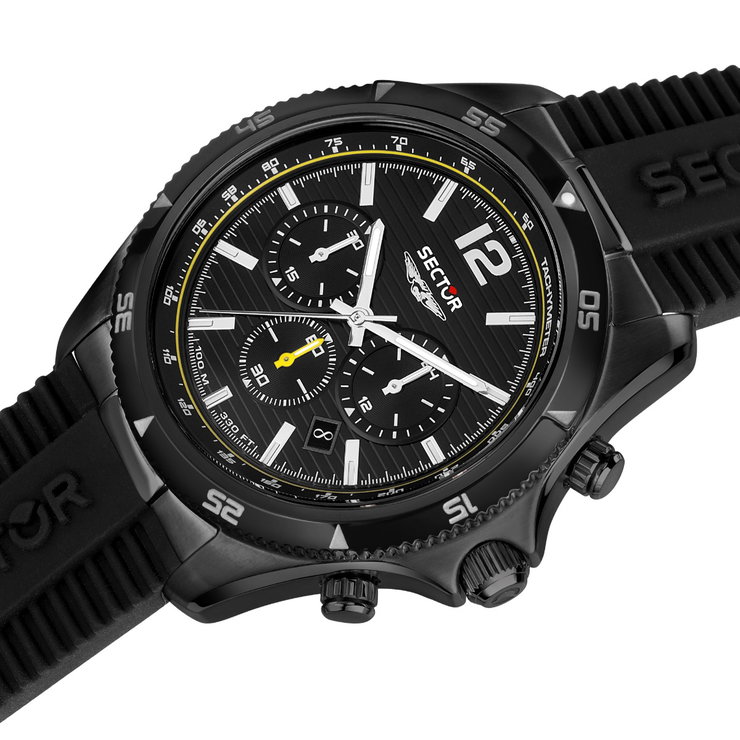 Sector 650 Chrono Watch For Men Black