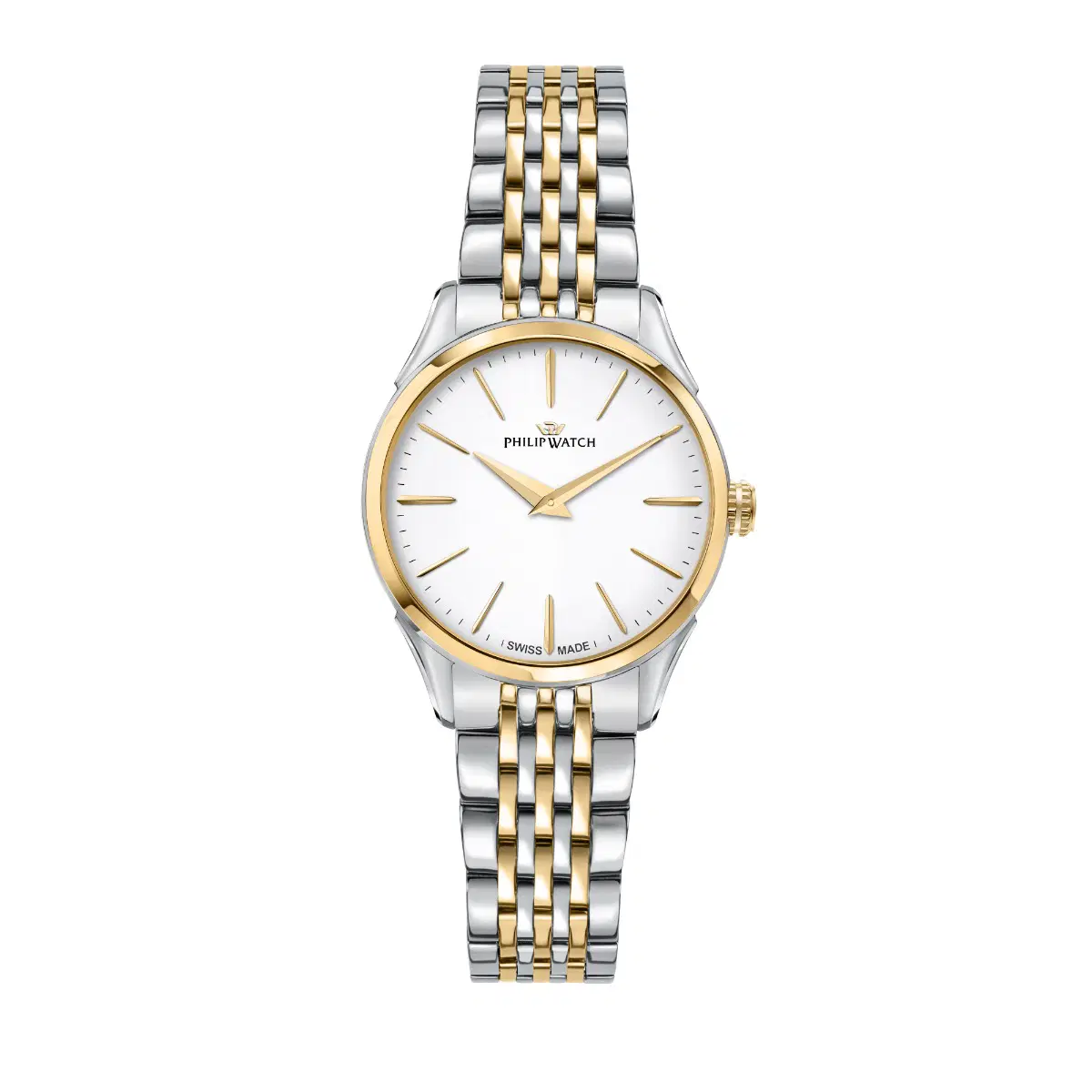 Philip Watch Roma Quartz Watch For Women White , Gold