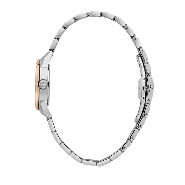 Philip Watch Roma Quartz Watch For Women Silver , Rose Gold