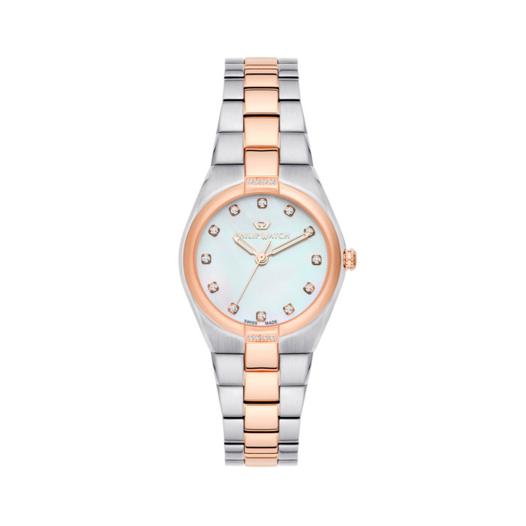 Philip watch TIMELESS watch for women steel rose gold , Silver
