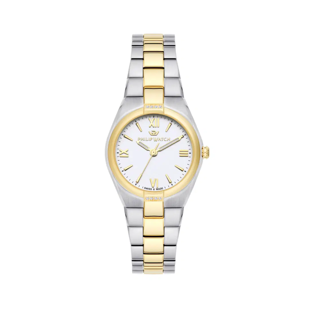 Philip watch TIMELESS ladies watch stainless steel silver , Gold