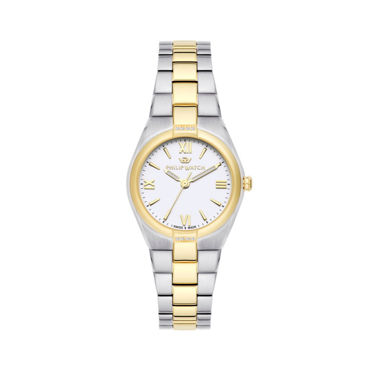 Philip watch TIMELESS ladies watch stainless steel silver , Gold