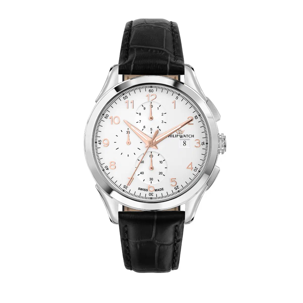 Philip watch ROMA men watch black leather