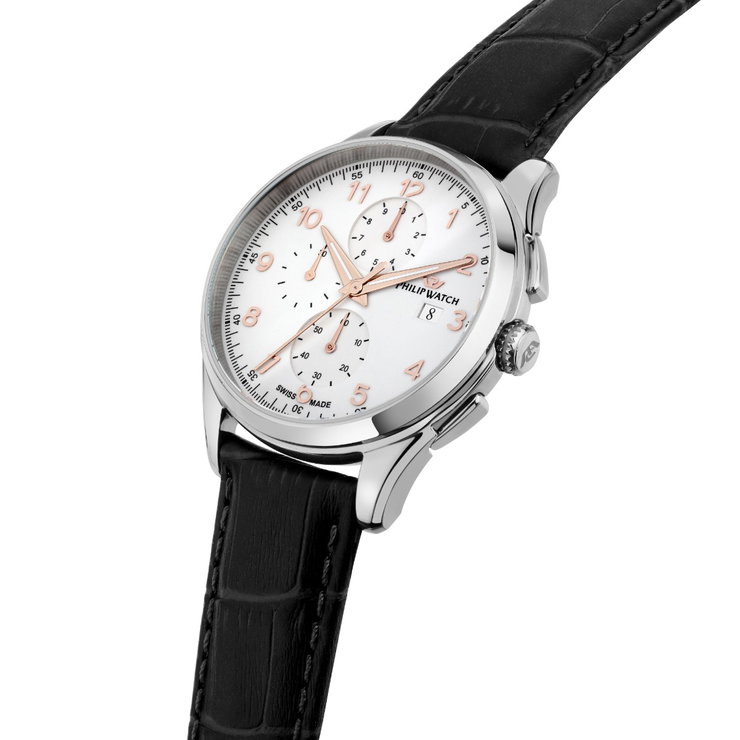 Philip watch ROMA men watch black leather