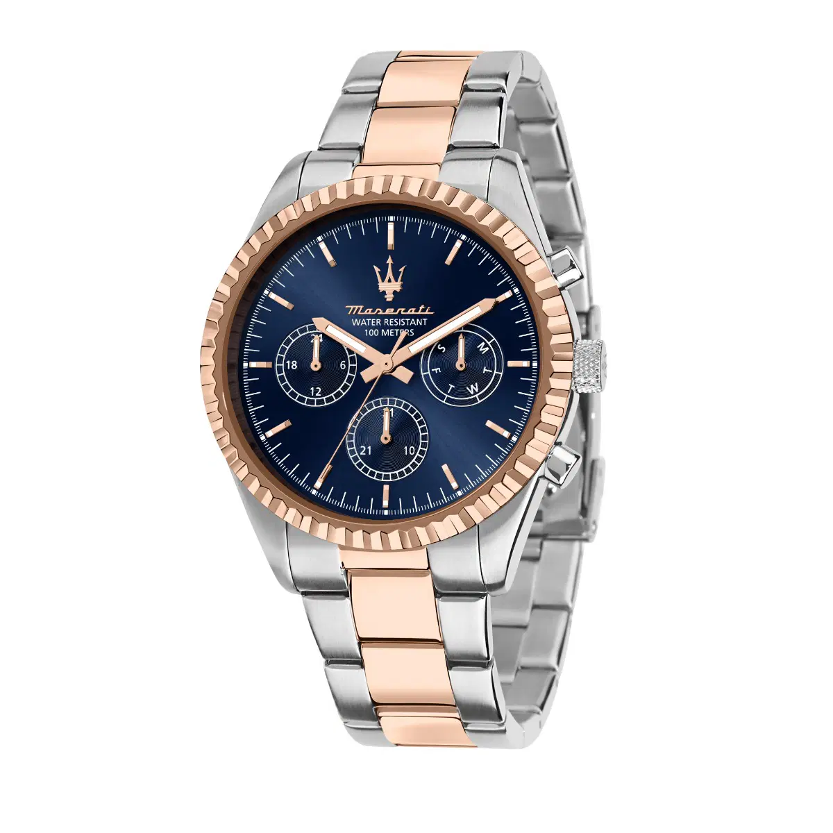 Maserati COMPETIZIONE Men's Watch - Blue Dial & Rose Gold