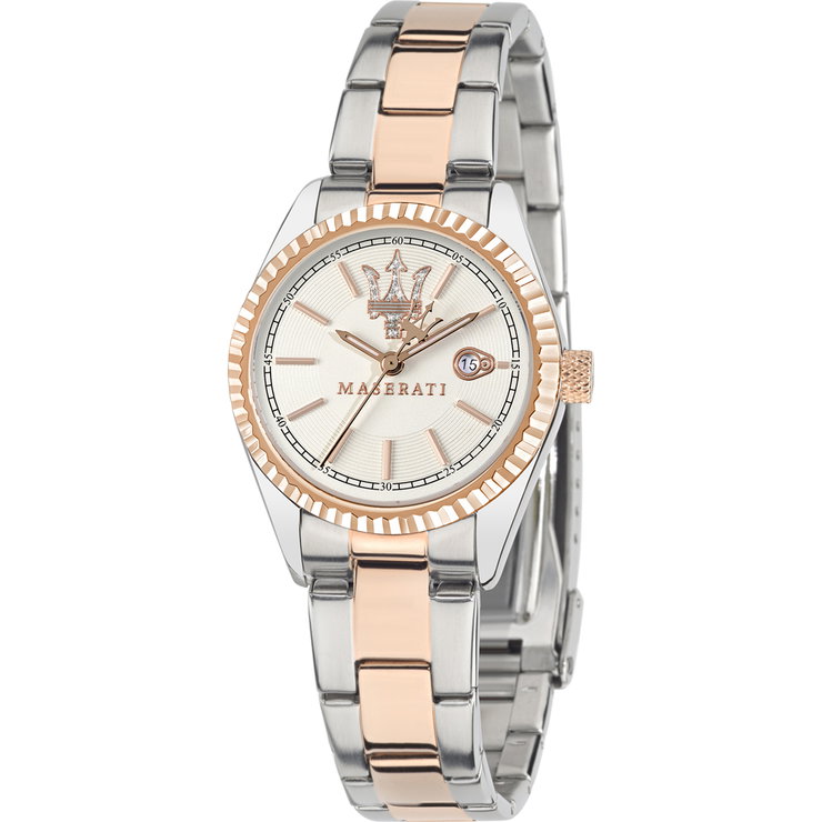 Maserati COMPETIZIONE Women’s Watch - Rose Gold & Silver