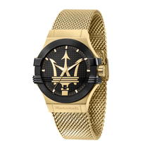 Maserati POTENZA Men’s Watch , Bold Design - Gold