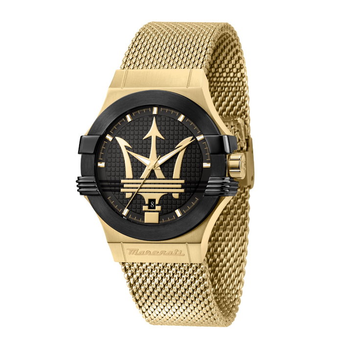 Maserati POTENZA Men’s Watch , Bold Design - Gold