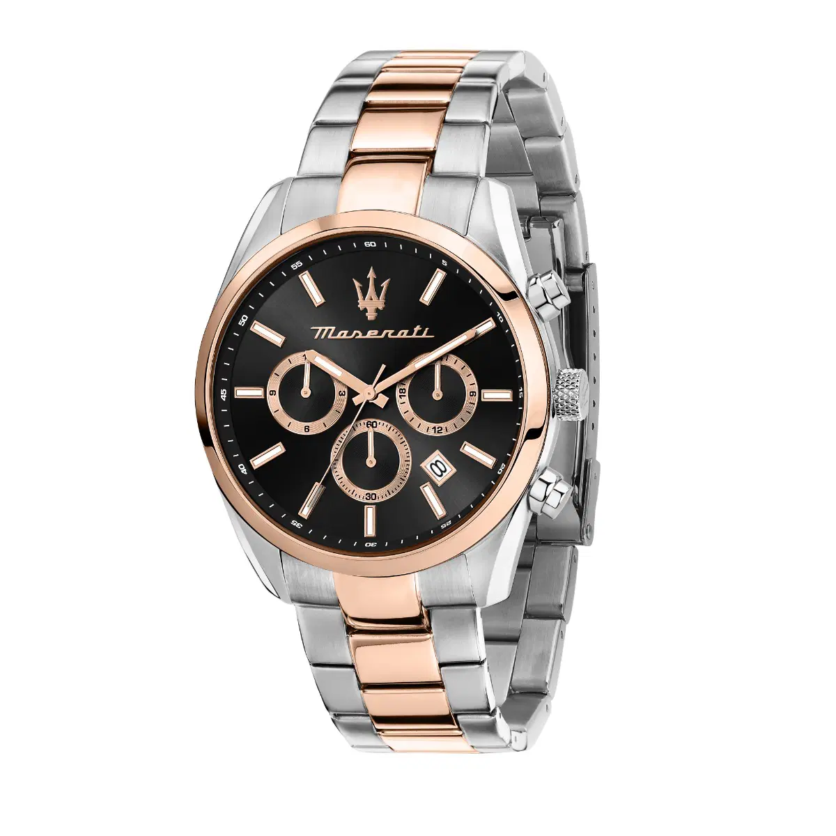 Maserati ATTRAZIONE men Quartz watch steel rose gold