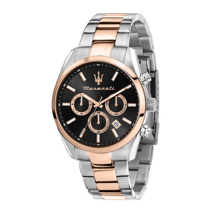 Maserati ATTRAZIONE men Quartz watch steel rose gold