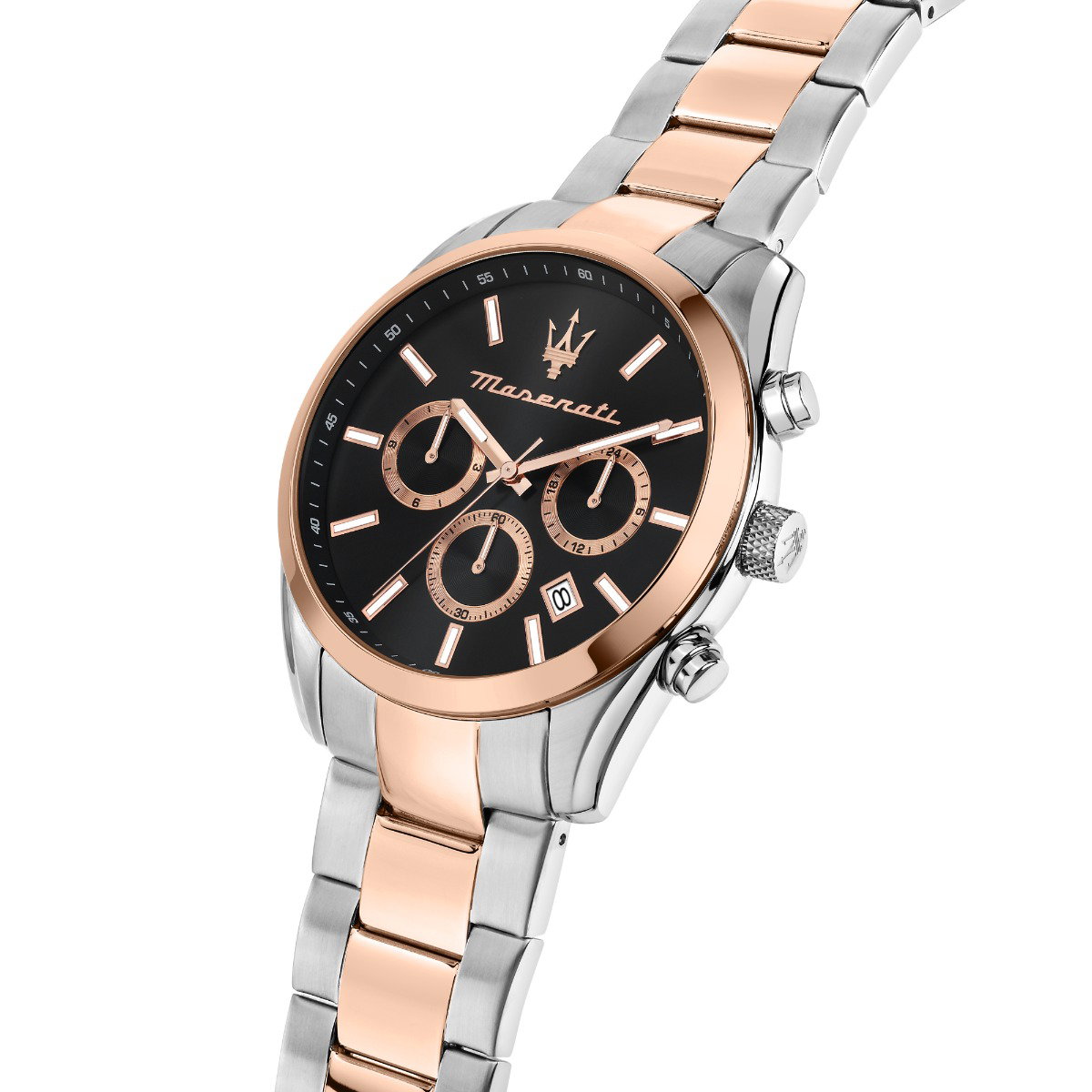 Maserati ATTRAZIONE men Quartz watch steel rose gold 