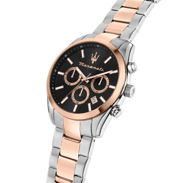 Maserati ATTRAZIONE men Quartz watch steel rose gold