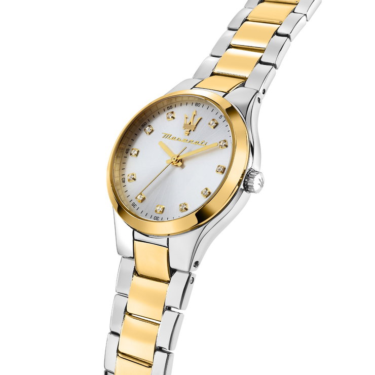 Maserati ATTRAZIONE Women's Watch - Elegant Two-Tone
