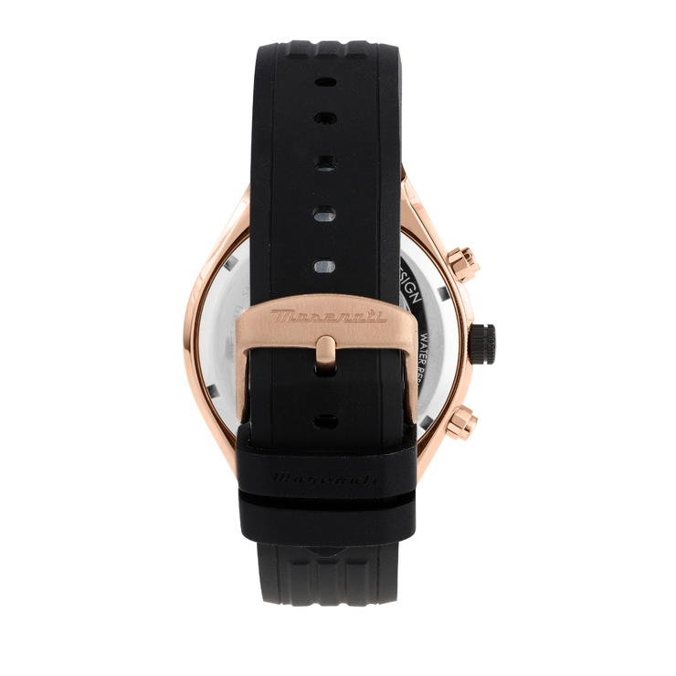 Maserati STILE gent Quartz watch with black silicon strap