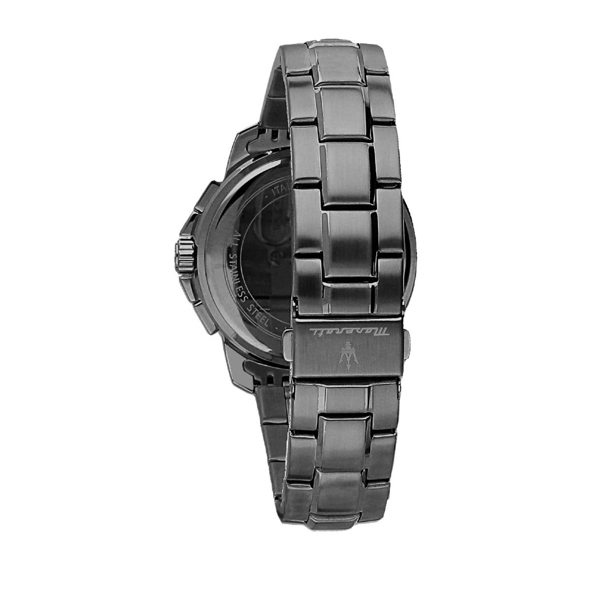 Maserati SUCCESSO Quartz men watch steel gun metal , Blue
