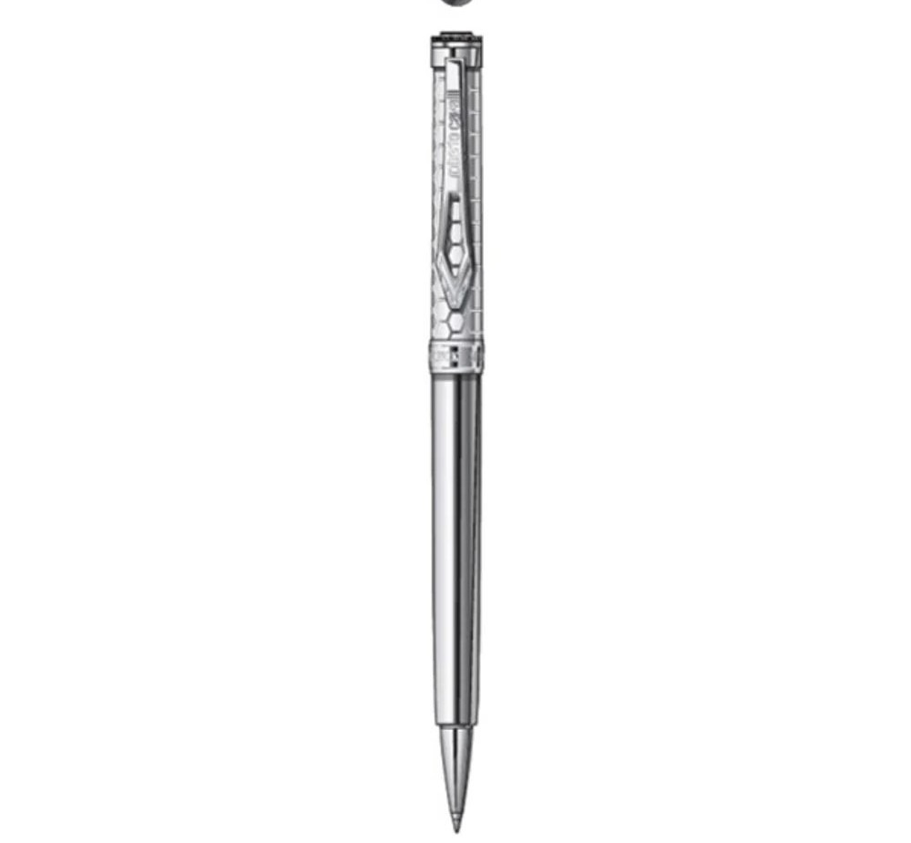 Roberto Cavalli Men's Silver Slim Ballpoint Pen