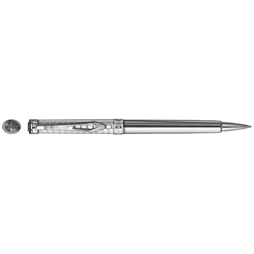 Roberto Cavalli Men's Silver Slim Ballpoint Pen