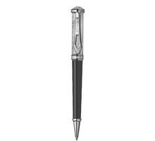 Roberto Cavalli Men's Black & Steel Ballpoint Pen