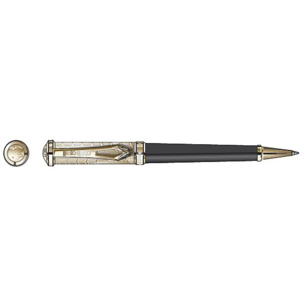 Roberto Cavalli Men's Black & Gold Ballpoint Pen