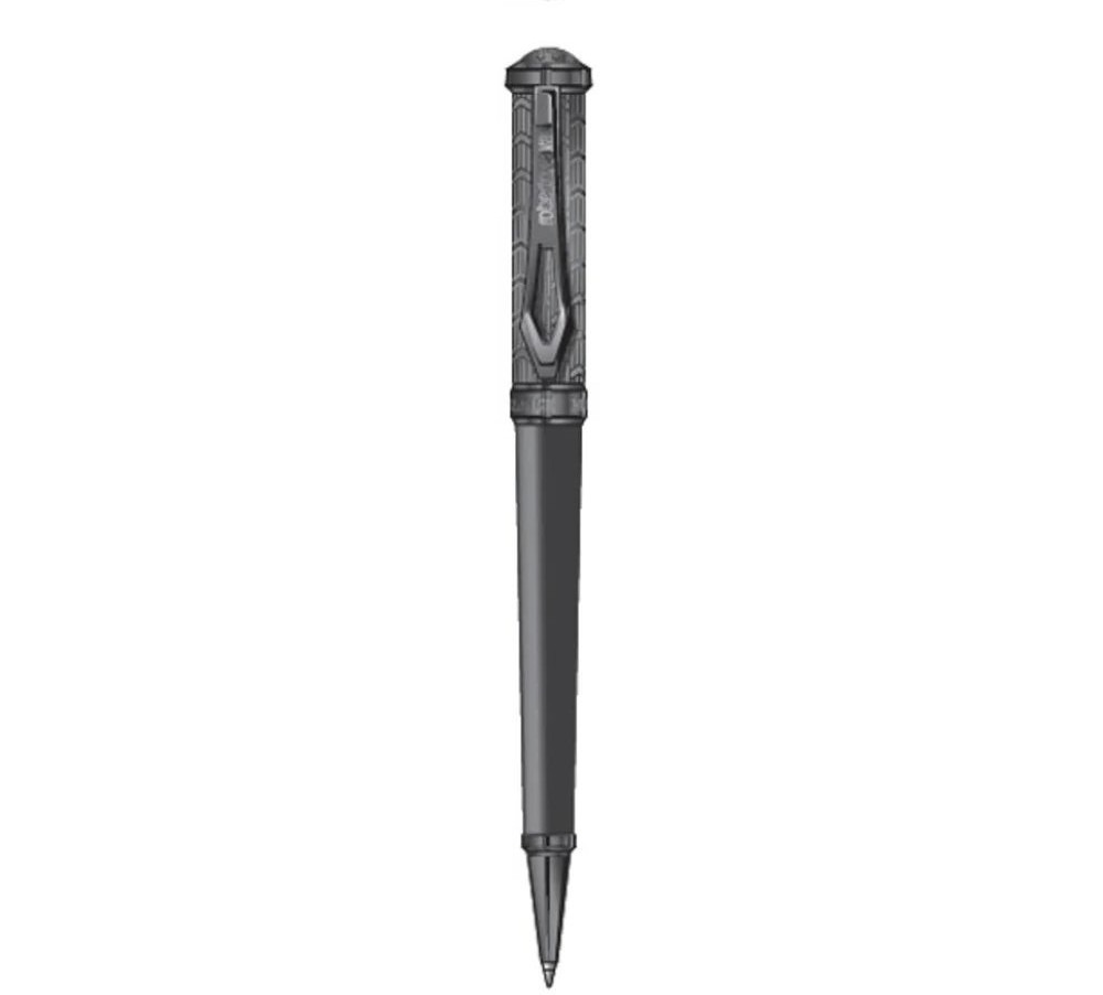 Roberto Cavalli Dark Grey Slim Ballpoint Pen