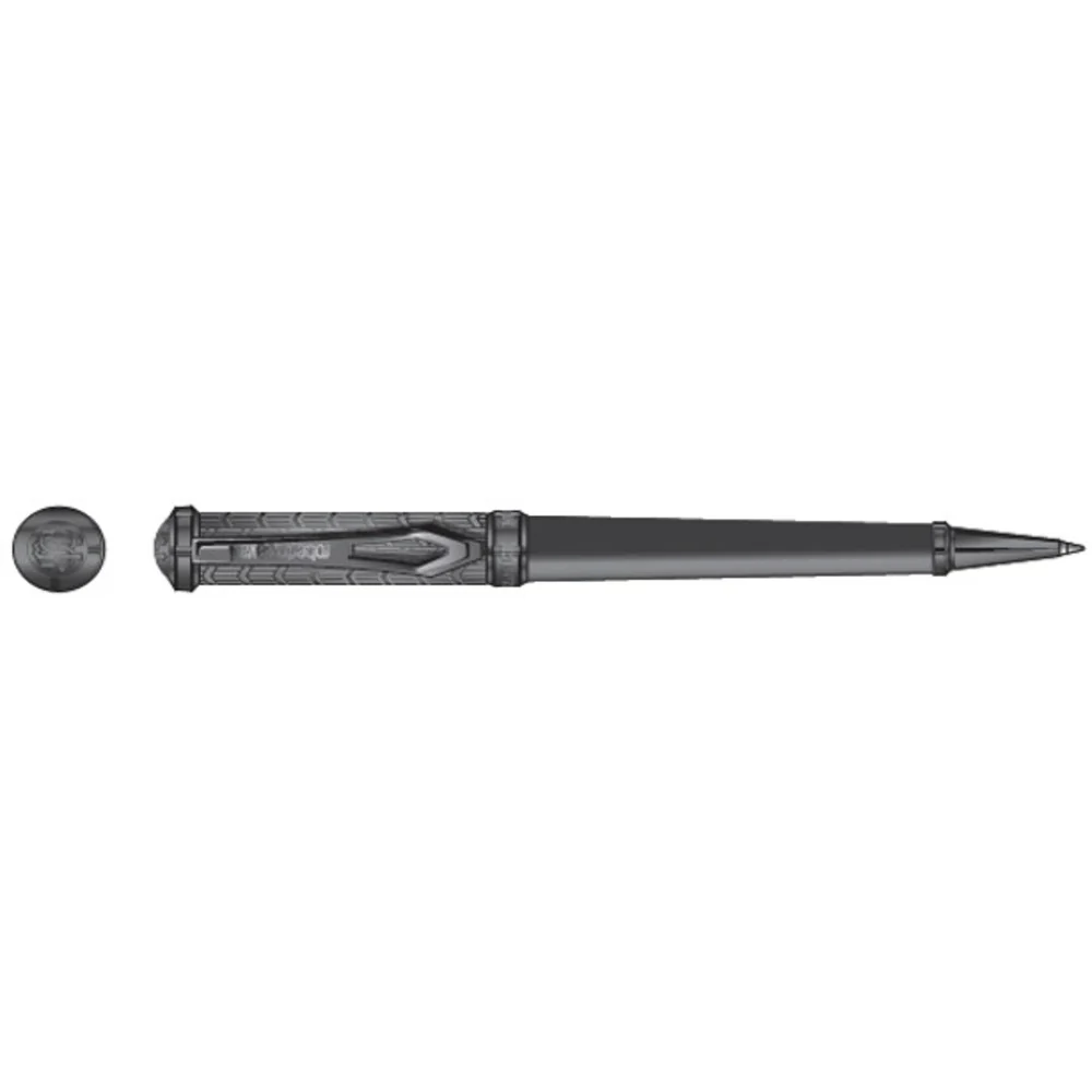 Roberto Cavalli Dark Grey Slim Ballpoint Pen