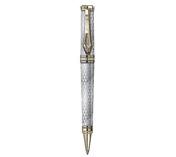 Roberto Cavalli Men's Ballpoint Pen Silver & Gold 