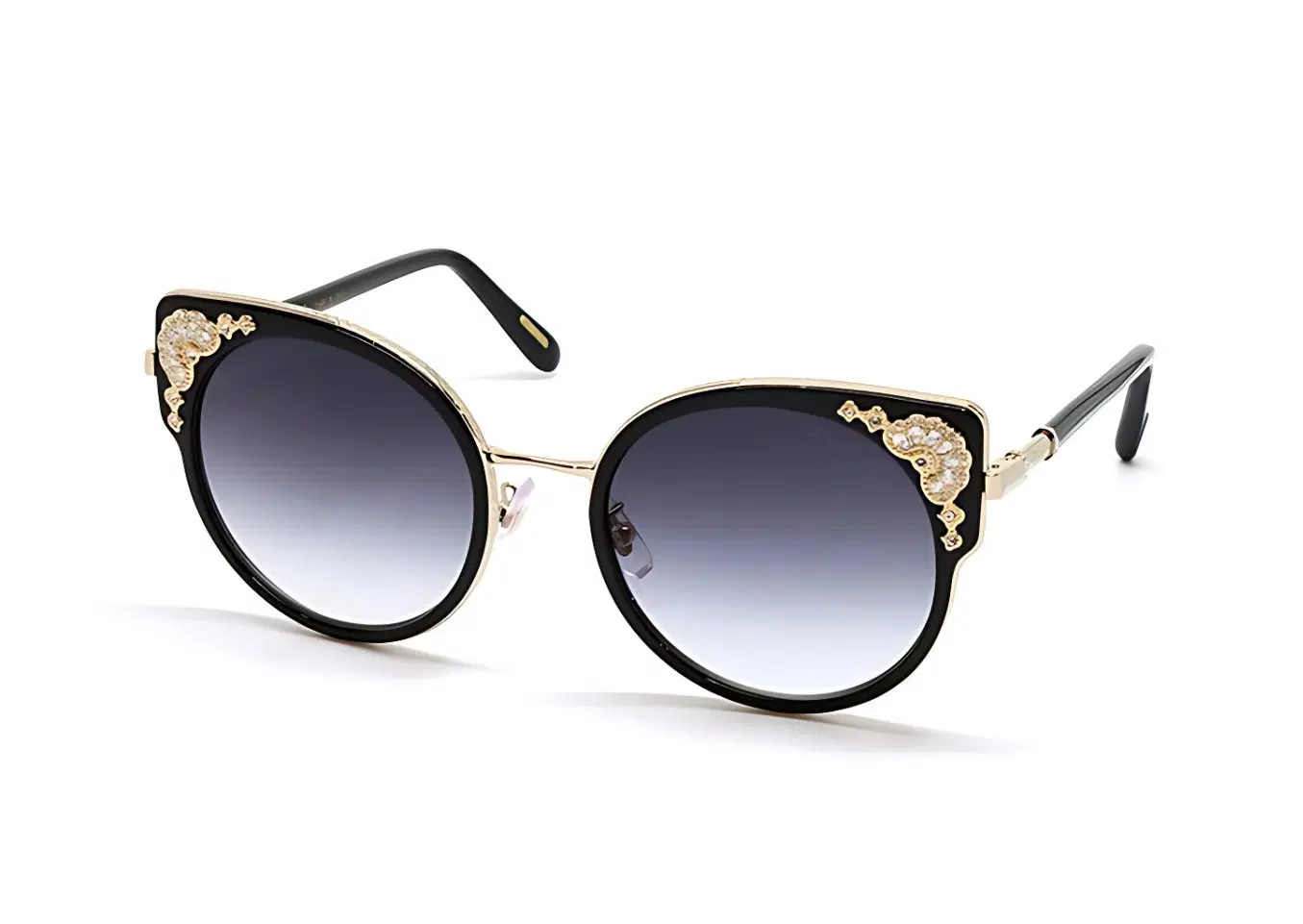 Chopard Women’s Sunglasses Round Frame with Crystal