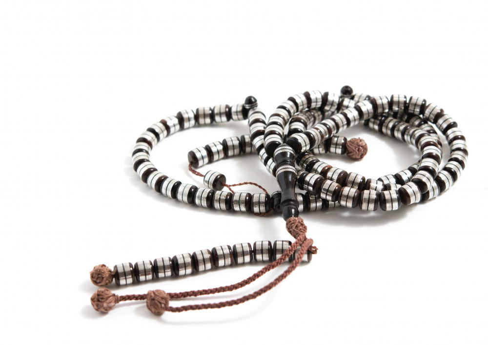 Zayan 99 Koka subha, with silver