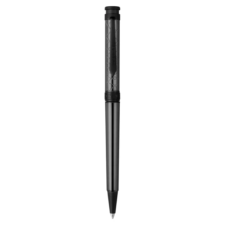 Roberto Cavalli Gunmetal & Black Ballpoint Pen