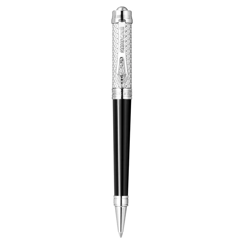 Roberto Cavalli Silver & Black Ballpoint Pen