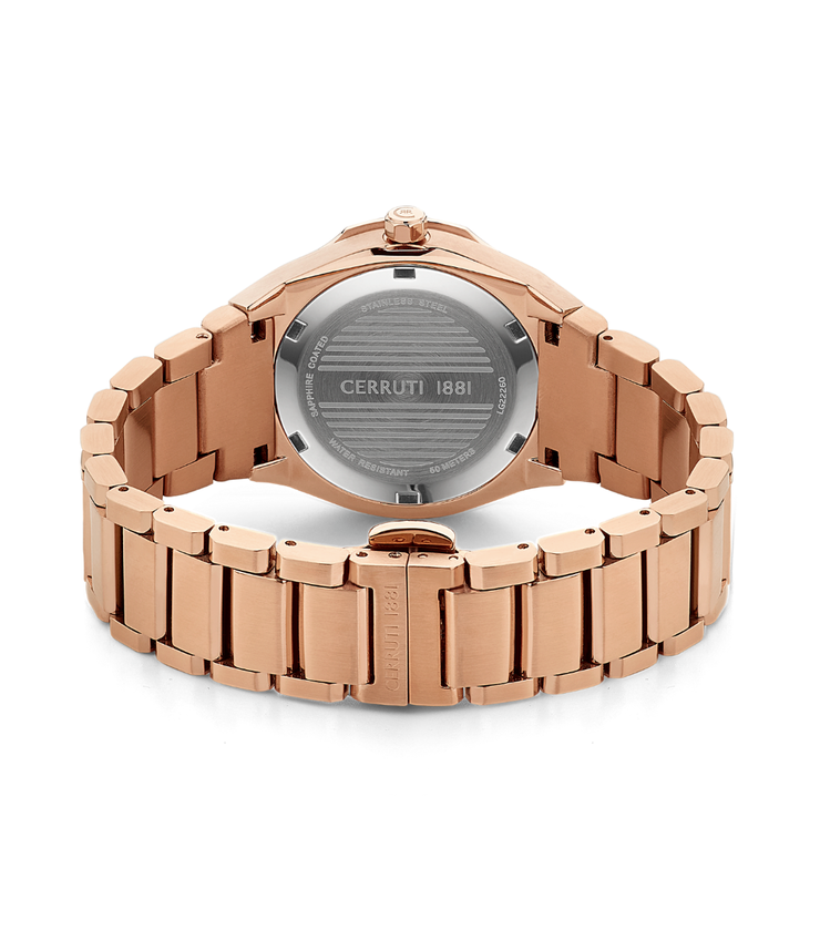 Cerruti 1881 Ruscello watch for women steel rose gold