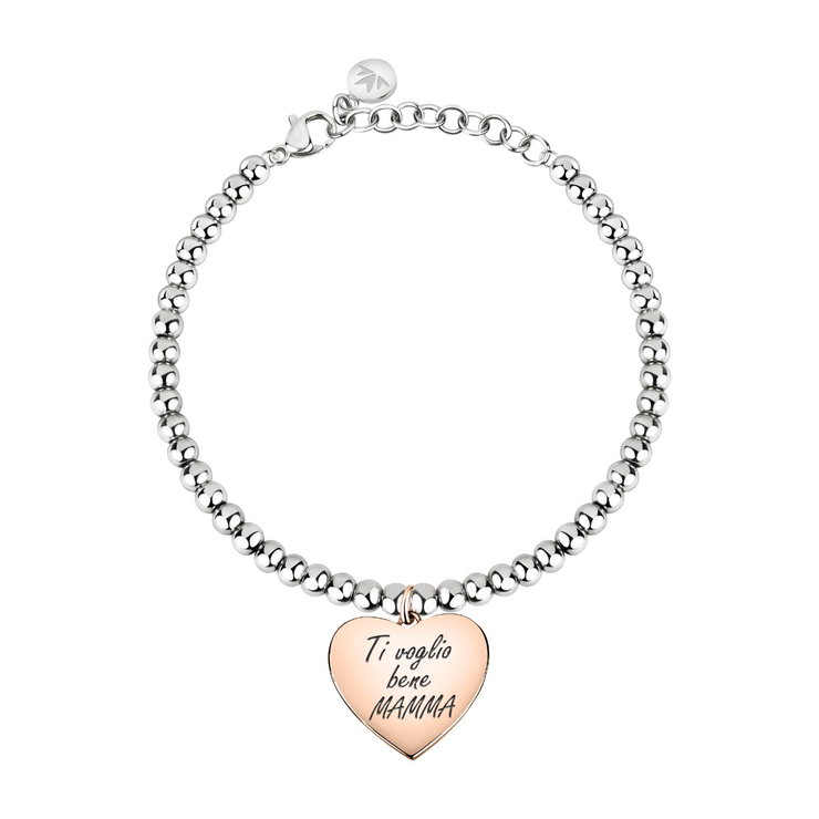 Morellato Love Bracelet For Women Silver , Rose Gold