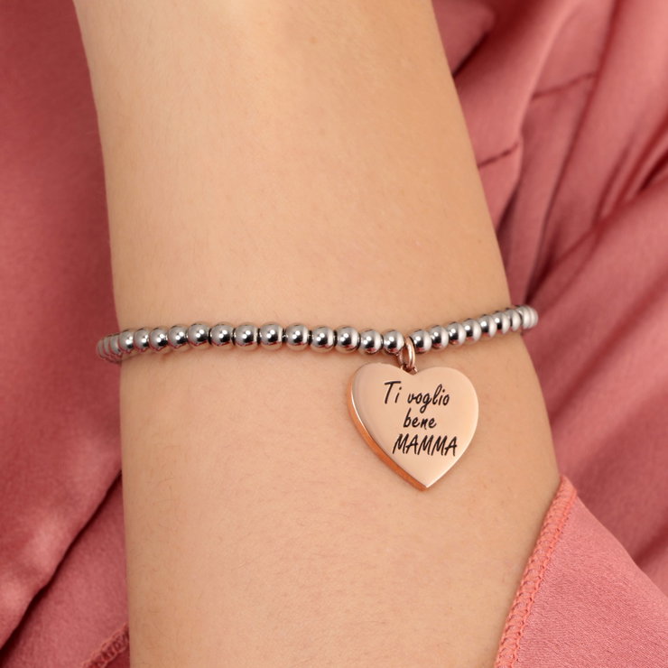 Morellato Love Bracelet For Women Silver , Rose Gold