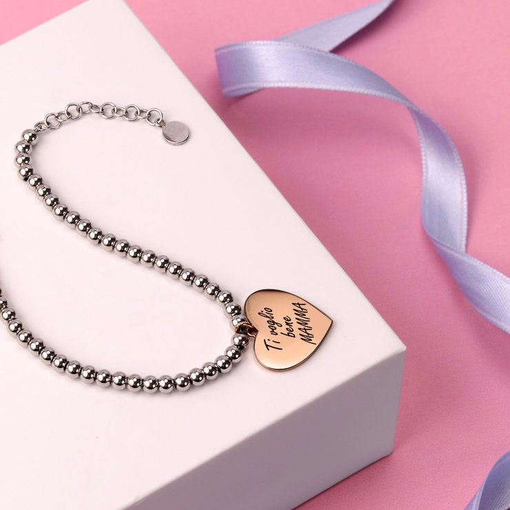 Morellato Love Bracelet For Women Silver , Rose Gold