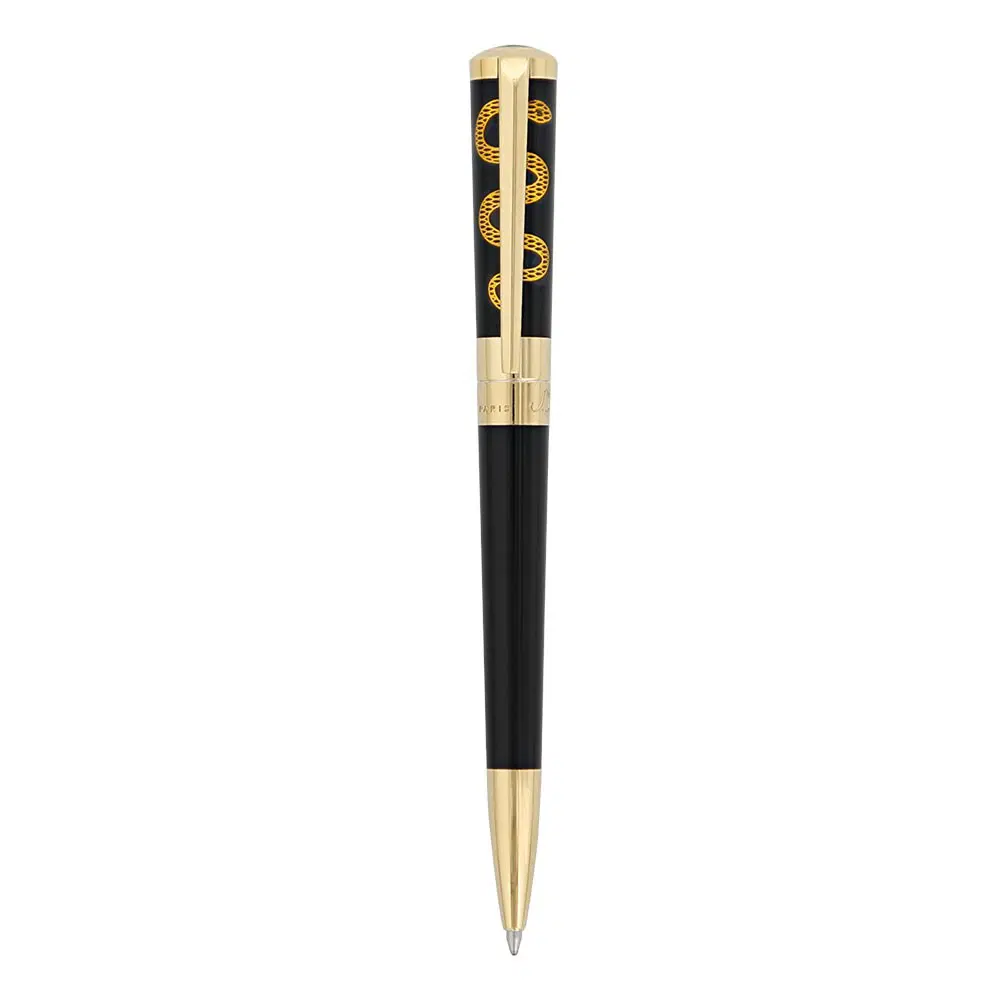 S.T. Dupont Hippocrate Liberte Ballpoint Pen Gold & Black