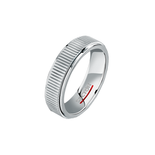 دبلة رجالى روو من سيكتور للرجال استيل فضى مقاس  23