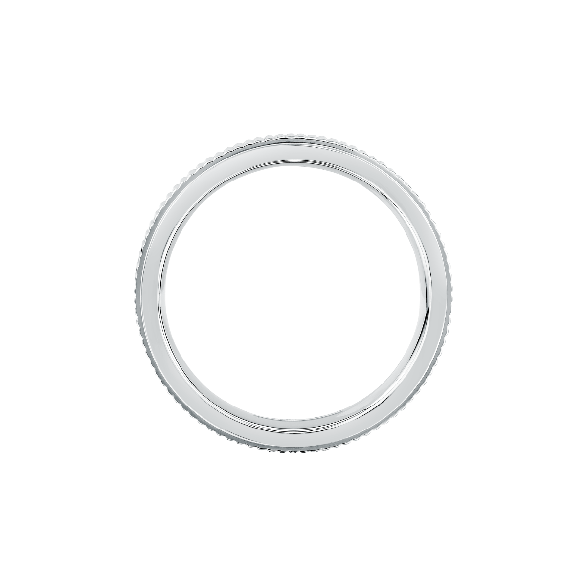 Sector ROW ring for men steel silver size 23